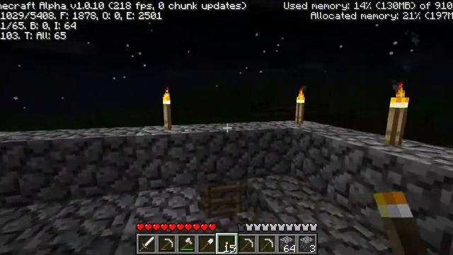 Minecraft Java Edition | Old Versions | Lets Play (Part #9.5, Alpha 1.0.10) смотреть онлайн