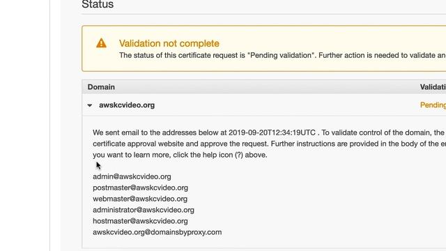 Why am I not receiving validation emails when using ACM to issue or renew a certificate? смотреть онлайн
