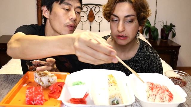 MUKBANG/МУКБАНГ! СУШИ/РОЛЛЫ///ДОРОГО vs ДЕШЕВО! SUSHI / ROLLS! смотреть онлайн