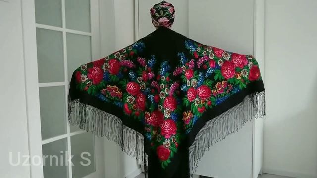 УЗОРНАЯ ПТИЦА СЧАСТЬЯ. Дуэты из нашей коллекции павловопосадских платков. смотреть онлайн