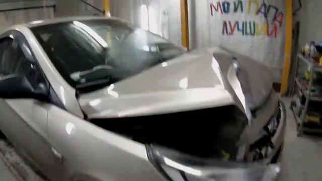 Ремонт кузова. Хендай солярис. Часть 1 смотреть онлайн