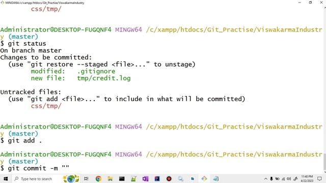 Part-5 .gitignore How to ignore / stop tracking a specific file in Git in Hindi | Untrack files. смотреть онлайн