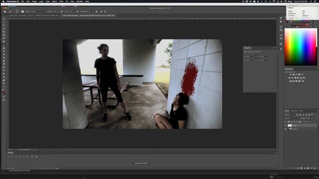 How To Do Blood Effects—Mocha Pro Tutorial—Ming Effect 2 Short Films смотреть онлайн