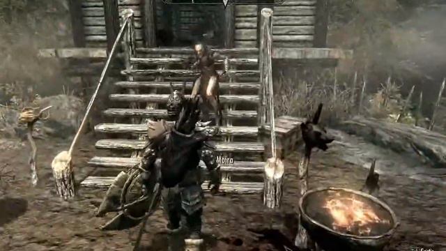 SKYRIM - moira ( pas grand chose a voir ) смотреть онлайн