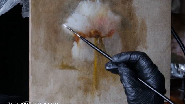 Peonies Flower Painting Sketch 6 Timelapse by Sadie Valeri смотреть онлайн
