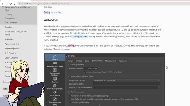 СОХРАНЕНИЕ/АВТОСОХРАНЕНИЕ в Krita и ВОССТАНОВЛЕНИЕ холста в SAI 2 смотреть онлайн