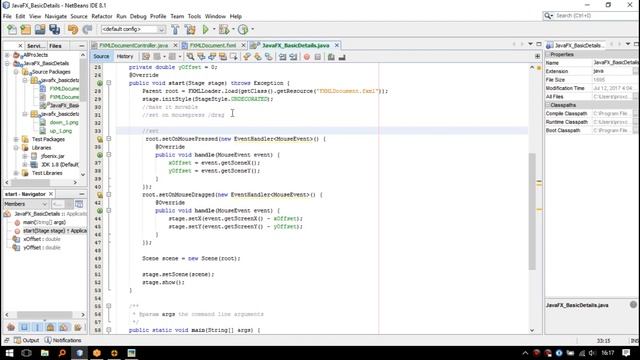 JavaFX Register Example - Scene builder and Netbeans смотреть онлайн