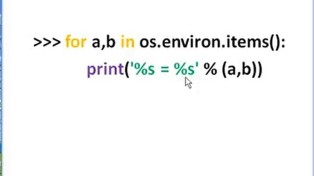 Python Environment Variables Printout смотреть онлайн