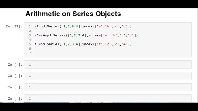 Ch#1 head() and tail() function | Vector Operation on Series Object | Arithmetic on Series Object смотреть онлайн