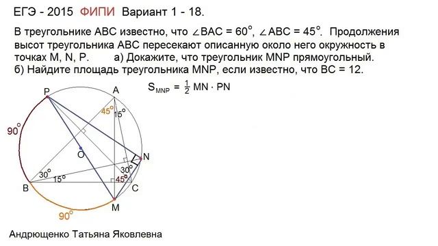 ЕГЭ-2015 ФИПИ. Вариант 1, задание 18 смотреть онлайн