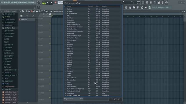 Установка плагинов в FL Studio 20