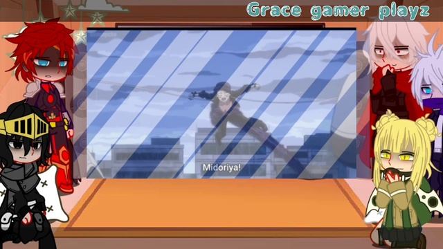 Pro Heroes & Villains React To Deku Vs Class 1-A (1/2) || MHA/BNHA || Grace Gamer Playz смотреть онлайн