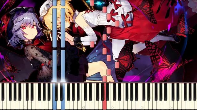 [Easy Piano] EoSD Ending Theme | Crimson Beyond a Fleeting Eternity смотреть онлайн