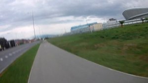 Из Адлера в Сочи-Парк на автобусе и на электро-самокате Олимпийский парк