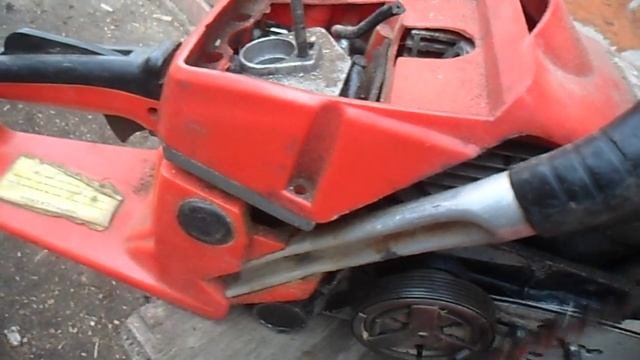 Снятие установка цепи на бензопиле смотреть онлайн