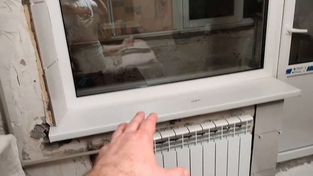 Как закрепить и чем приклеить подоконник ПВХ ? смотреть онлайн