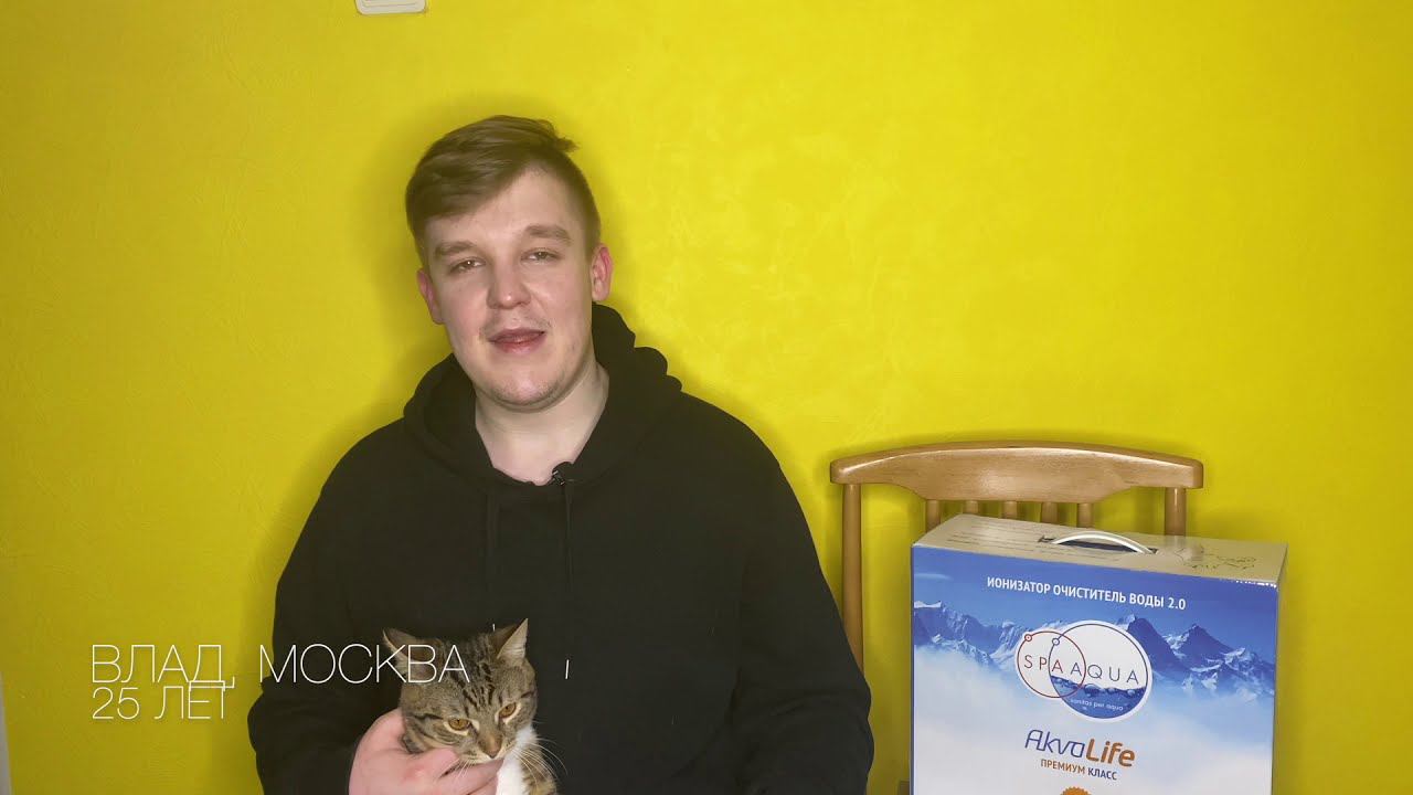 Отзыв Владислава (25 лет) из Москвы. МКБ у котенка в 3 месяца — лечение кислотной водой из Аквалайф смотреть онлайн