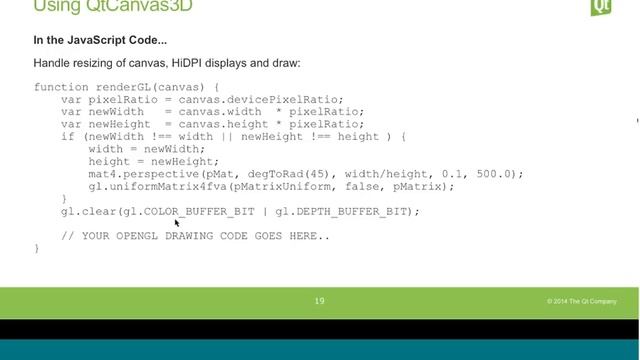 Enabling Direct WebGL in Qt Quick 2 | Qt Virtual Bootcamp 2014 смотреть онлайн