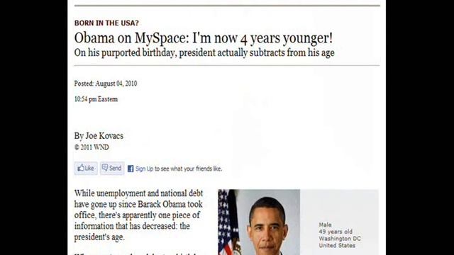 Obama Doesn't Know His Birth Date! смотреть онлайн
