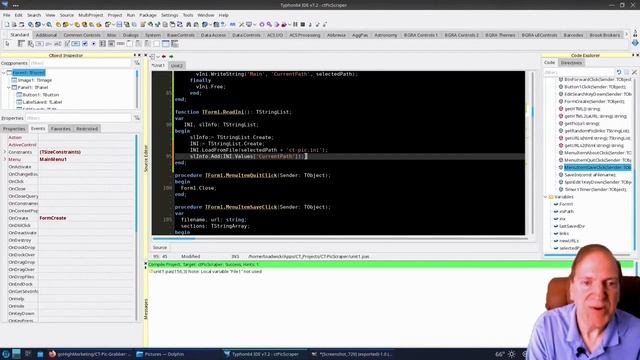 How to make an Image Web Scraper, Tutorial FPC Lazarus Pt. 11 Fix Bug and Create-Read ini File смотреть онлайн