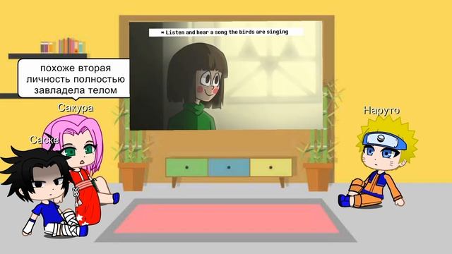 Реакция команды 7 на бой Санса и Фриск смотреть онлайн