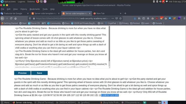 Server-side template injection in a sandboxed environment смотреть онлайн