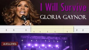 Gloria Gaynor - I Will Survive Bass Tabs
