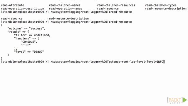 JBoss EAP Tutorial: Setting the Logging Verbosity for the Entire Server | packtpub.com смотреть онлайн