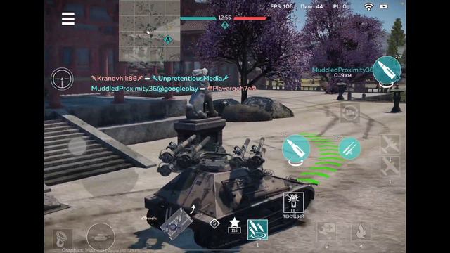 Обзор премиумного взвода Т54Е1 в War Thunder Mobile смотреть онлайн