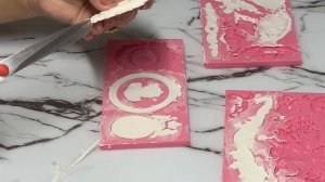 Отливки из акрилового герметика. Castings of acrylic sealant.