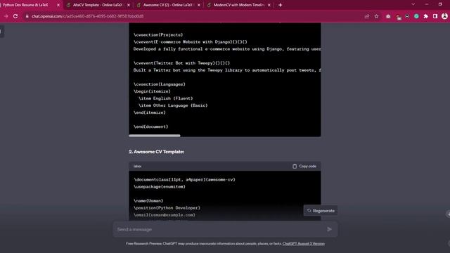Python Developer Resume for Beginners: Create a Professional Resume in LaTeX смотреть онлайн