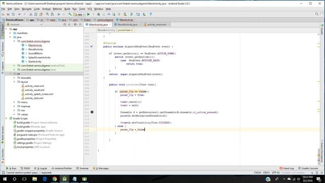 Create an Android GAME - Part 12: Pause Game - Android Studio Tutorial смотреть онлайн