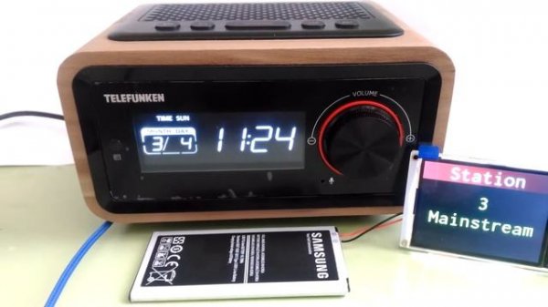 Ka-Radio32 with TTGO Tm Music albums