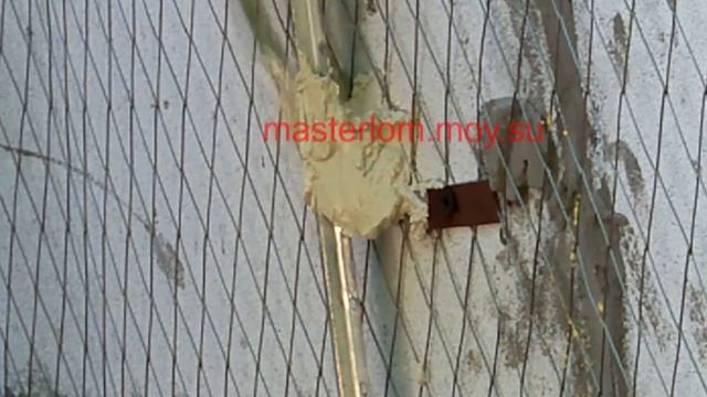 Крепление штукатурных маяков на гипс смотреть онлайн