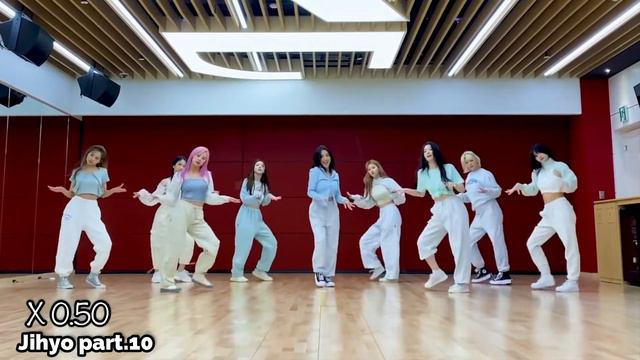 TWICE 'Alcohol-Free' Dance Practice Mirror Tutorial (SLOWED) смотреть онлайн