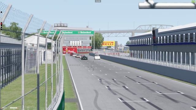 Super furgoneta ford transit supervan 3 con motor de Fórmula 1. Circuito Gilles Villeneuve. Assetto смотреть онлайн