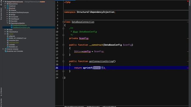 #18 Design Patterns in PHP Arabic course Dependency Injection - شرح بالعربي смотреть онлайн