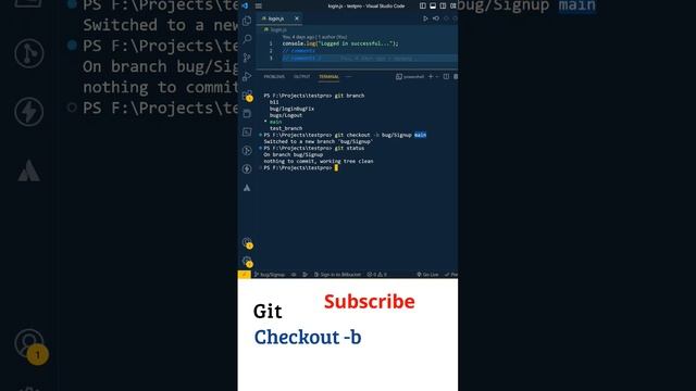 Git Tutorial Telugu: Create New Branch (Git Checkout) Git GitHub, Telugu Git Course, GitHub Tutoria смотреть онлайн