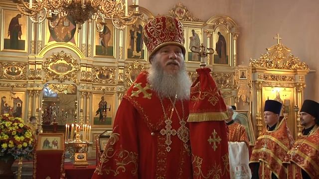 Встреча мощей святых Кирилла и Мефодия в Биробиджане смотреть онлайн