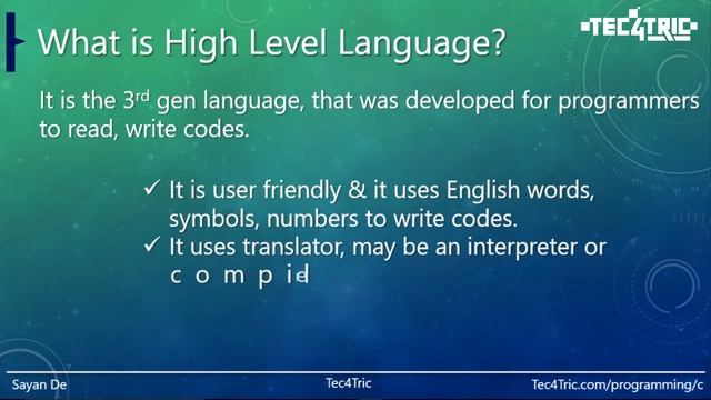 What is Low Level Language & High Level Language, Compiler, Interpreter, Assembler | Tec4Tric смотреть онлайн