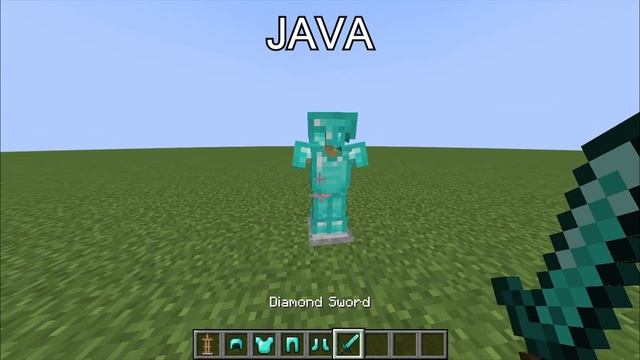 Minecraft Java vs Bedrock (5): the armor stand in the two versions (2) смотреть онлайн