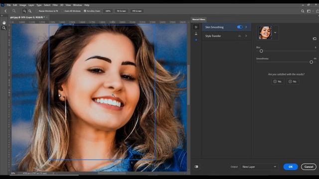Skin Smoothing the Best Feature in Adobe Photoshop 2021 смотреть онлайн