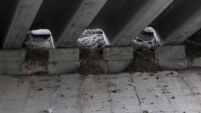 Ремонт путепровода над МКАД в Уручье ведётся в круглосуточном режиме смотреть онлайн