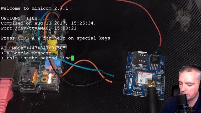 Send SMS using a SIM800c Module смотреть онлайн