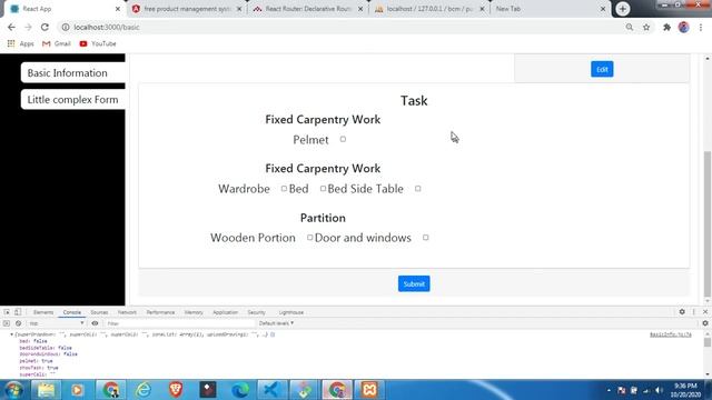 Check box in react js in Hindi | Get Input type checkout data in react | Complex form in react Js смотреть онлайн