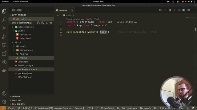 Criando o seu primeiro composable com o Vue 3 - Estrutura inicial do projeto смотреть онлайн