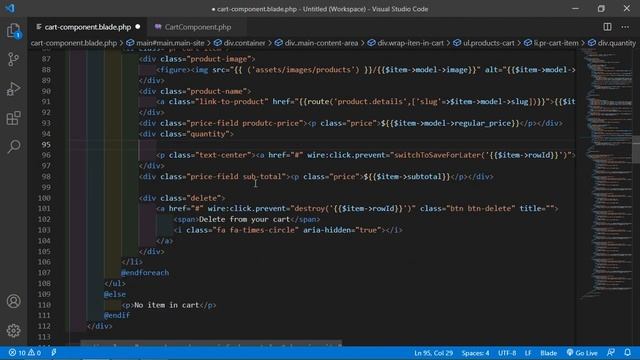 Laravel 8 E-Commerce - Add SaveForLater Option on Cart Page смотреть онлайн