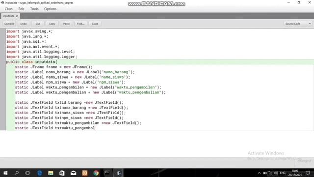 Pembuatan Aplikasi Sederhana (Sarana Prasarana Sekolah) dengan Java Blue J dan XAMPP | Kelompok 3 смотреть онлайн