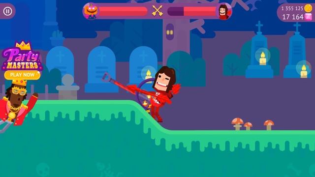 Bowmasters - Shovel Demon Vs All Diamond & Vip Characters - Gameplay Walkthrough 68 Epic Wins (iOS)