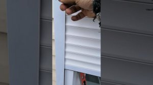 Как отрегулировать концевые положения на рольставни